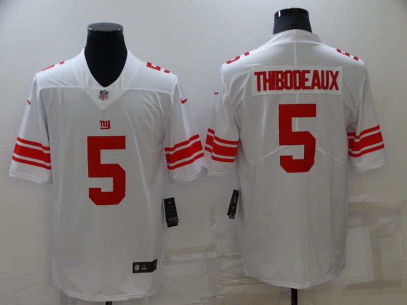 Men New York Giants #5 Thibooeaux White 2022 Nike Limited Vapor Untouchable NFL Jersey